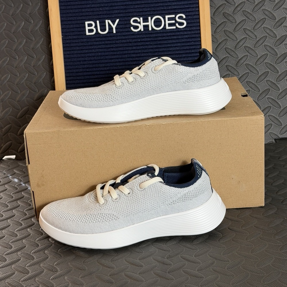 Allbirds Tree Runner Go Women's Running  Athletic Shoes Size 6 Light Grey New!